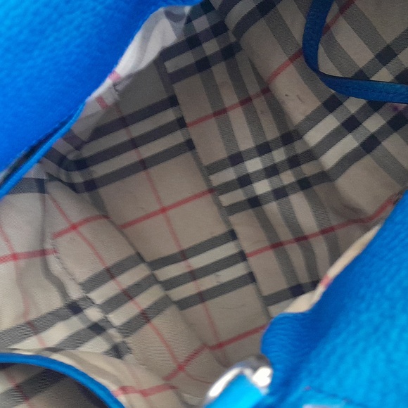 Burberry Pebbled Leather Cale Hobo Shoulder Bag - Picture 9 of 12